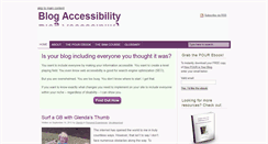 Desktop Screenshot of blogaccessibility.com